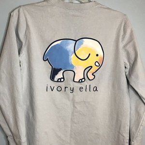 Ivory Ella Save the Elephants Long Sleeve Tee SOLD
